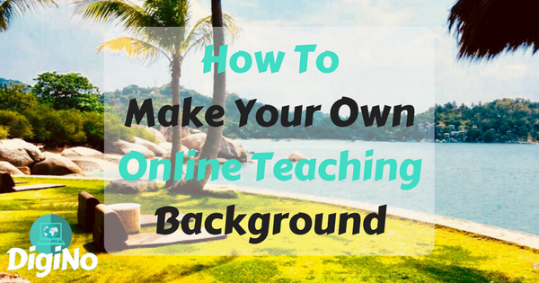 Design and Print Your Own Background for Online Teaching - Tutorial ...