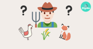 Chicken, Fox and Grain Riddle (Solution Using Original Images) - DigiNo