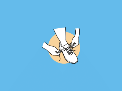 how to tie shoes