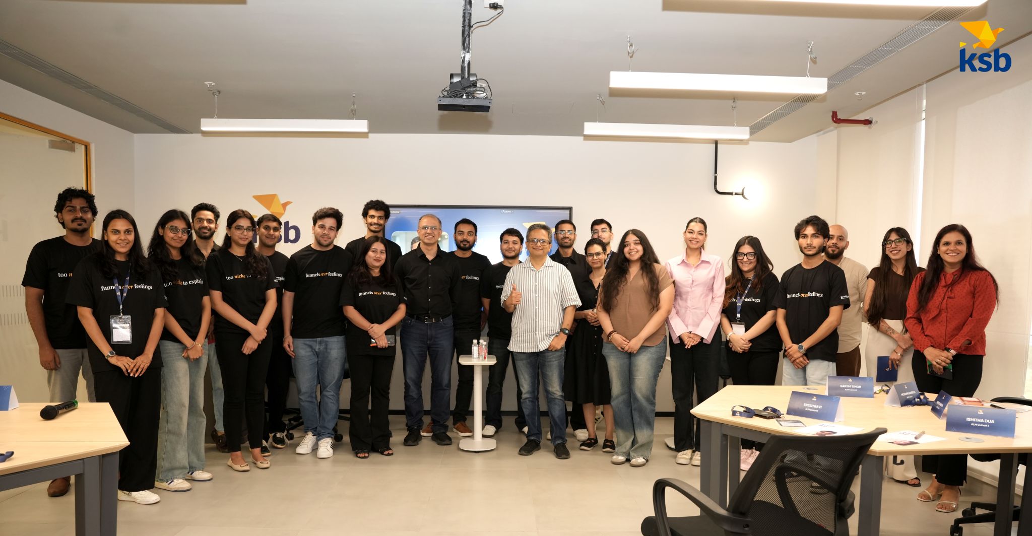 Kunal Malhotra of Taco Bell speaking to Kraftshala students at a Leaders Unplugged session