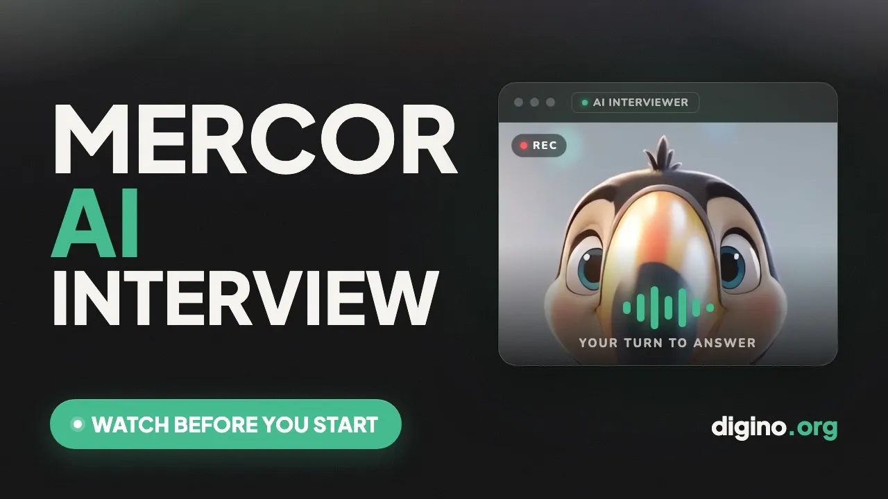 Mercor AI interview video thumbnail